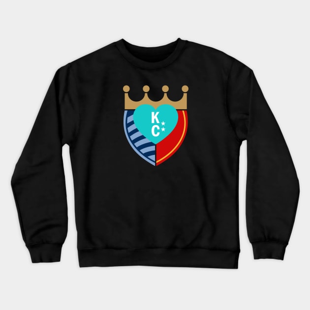 KC Sports Mashup Crewneck Sweatshirt by Heart KC